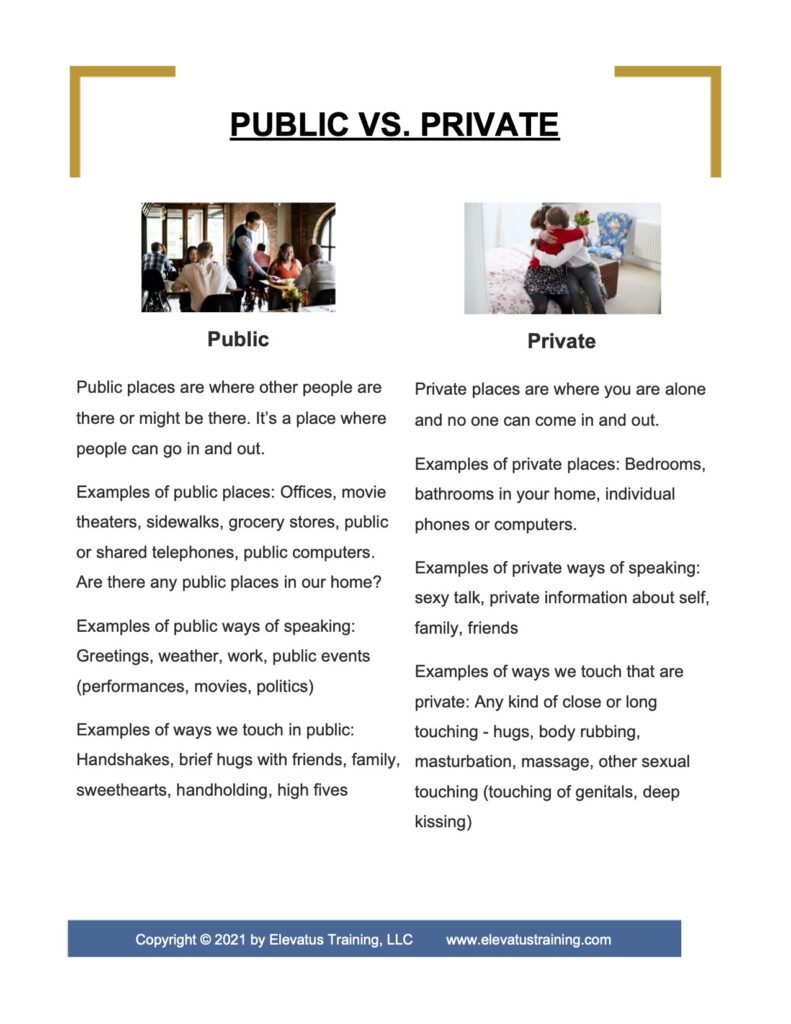 Image of Elevatus handout, Public vs Private Image of Elevatus handout, Public vs Private