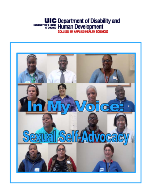 Image of handout, "In My Voice – Sexual Self Advocacy" Image of handout, "In My Voice – Sexual Self Advocacy"
