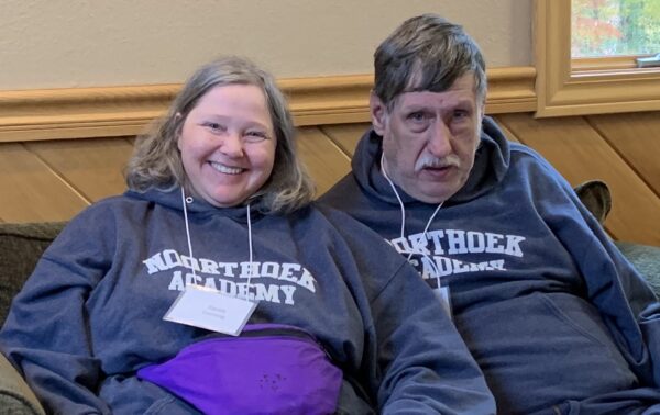 Sandy and Glen, self-advocate couple who have been married for 28 years. Sandy and Glen, self-advocate couple who have been married for 28 years.