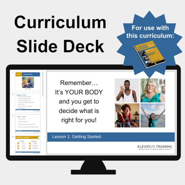 Graphic image of curriculum slide deck