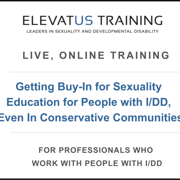 Banner for Elevatus Training recorded training, “Getting Buy-in”.