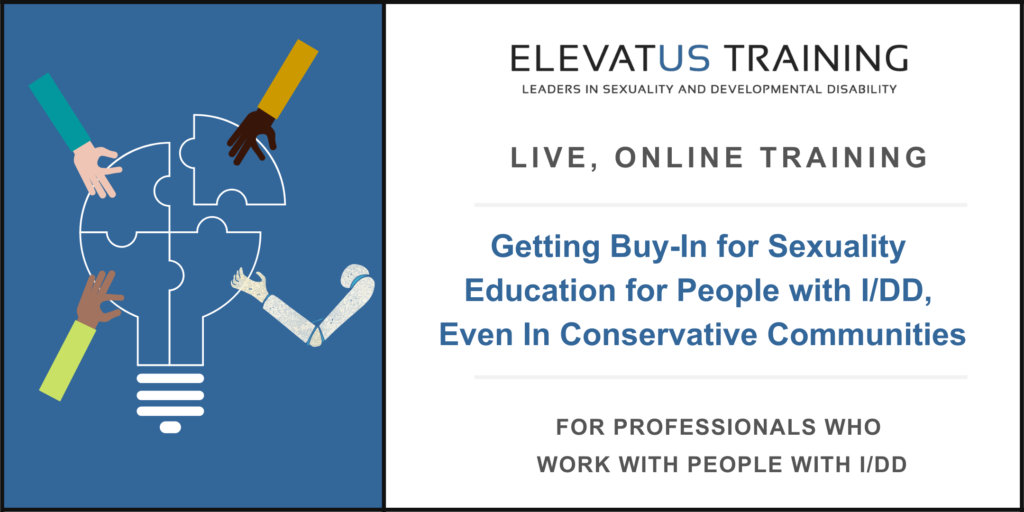 Banner for Elevatus Training recorded training, “Getting Buy-in”.